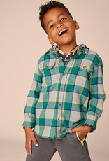 Tea Collection Flannel Button Up Shirt Anatolian Plaid