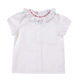 Kidiwi France Eden Blouse White Poplin
