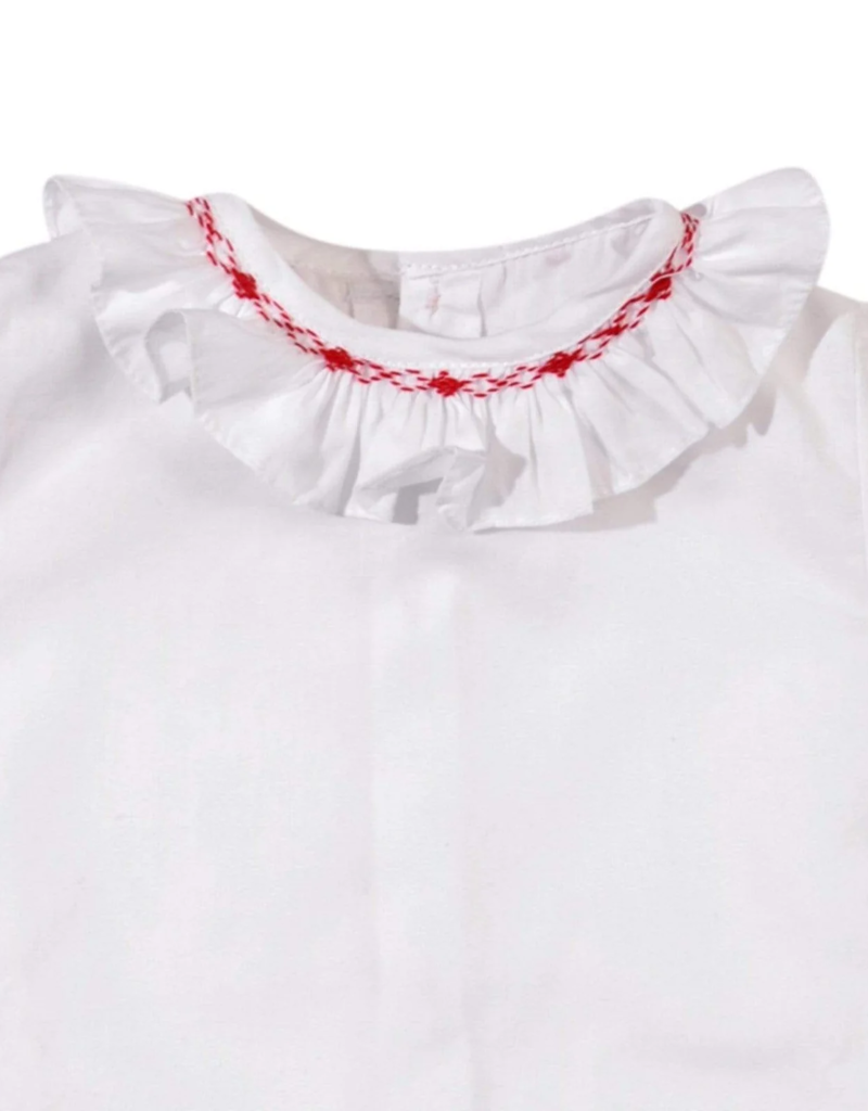 Kidiwi France Eden Blouse White Poplin