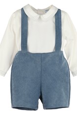 Luli & Me Majestic Cord Boy Set Navy