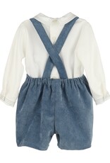 Luli & Me Majestic Cord Boy Set Navy