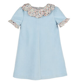 Luli & Me SALE Majestic Petals A-line Blue