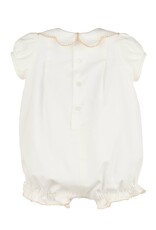 Luli & Me Embroidery Flowers Bubble Beige