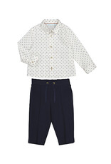 Abel & Lula Navy Knit Pant Set