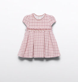 Abel & Lula SALE Houndstooth Check Dress Rose