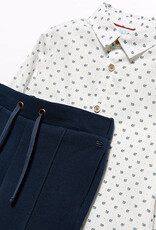 Abel & Lula Navy Knit Pant Set