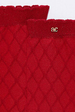 Abel & Lula Jacquard Knee High Socks Red