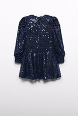 Abel & Lula Navy Sequins Dress