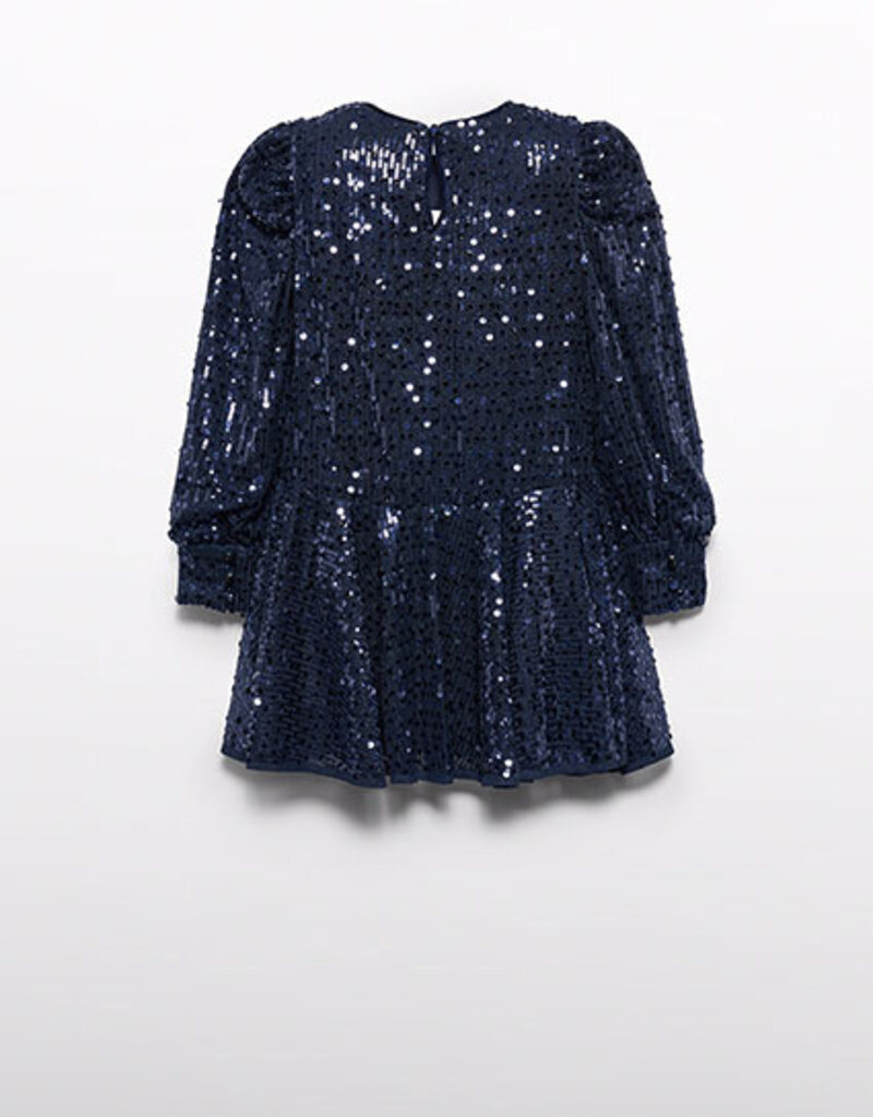 Abel & Lula Navy Sequins Dress