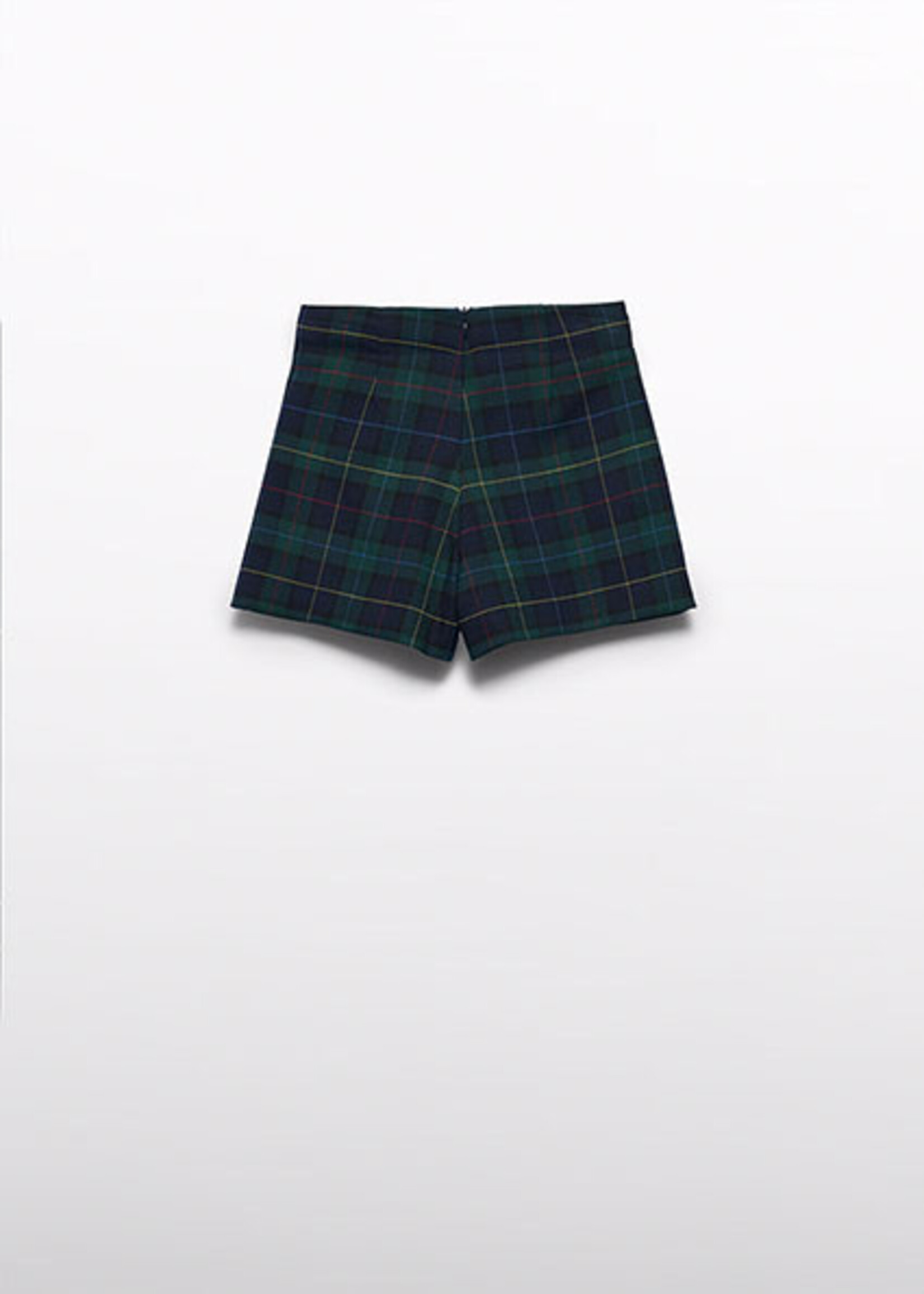 Abel & Lula Girls Navy Plaid Shorts