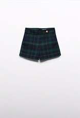 Abel & Lula Girls Navy Plaid Shorts