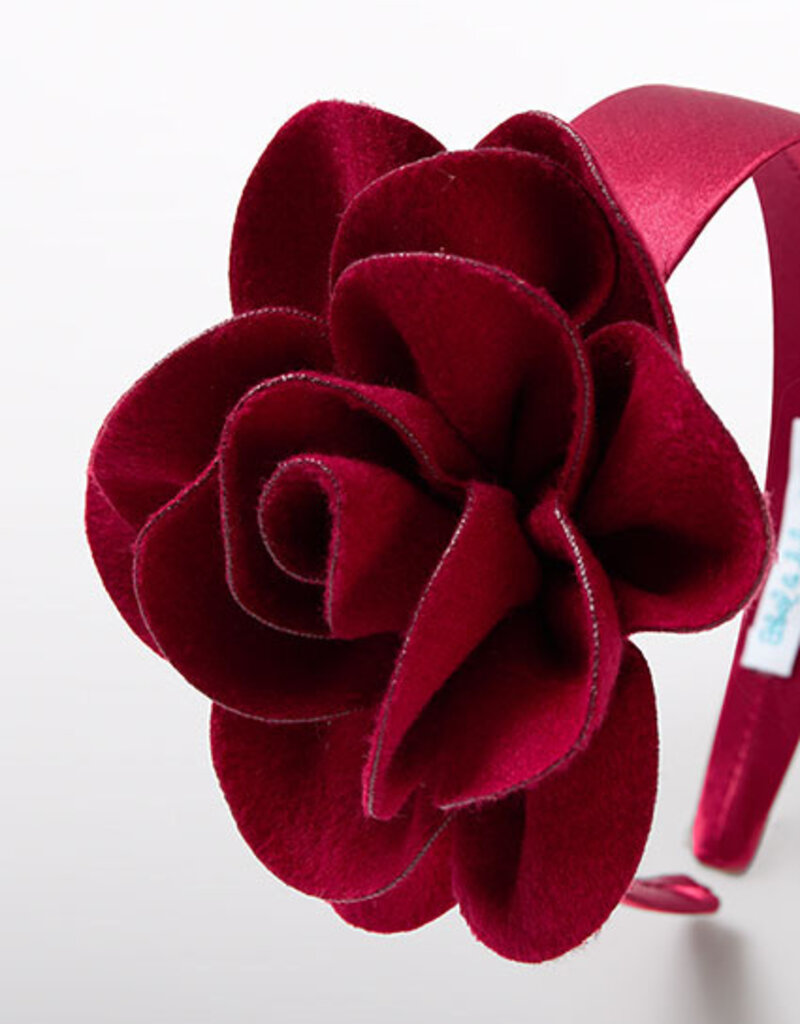 Abel & Lula Big Bold Flower Headband Red