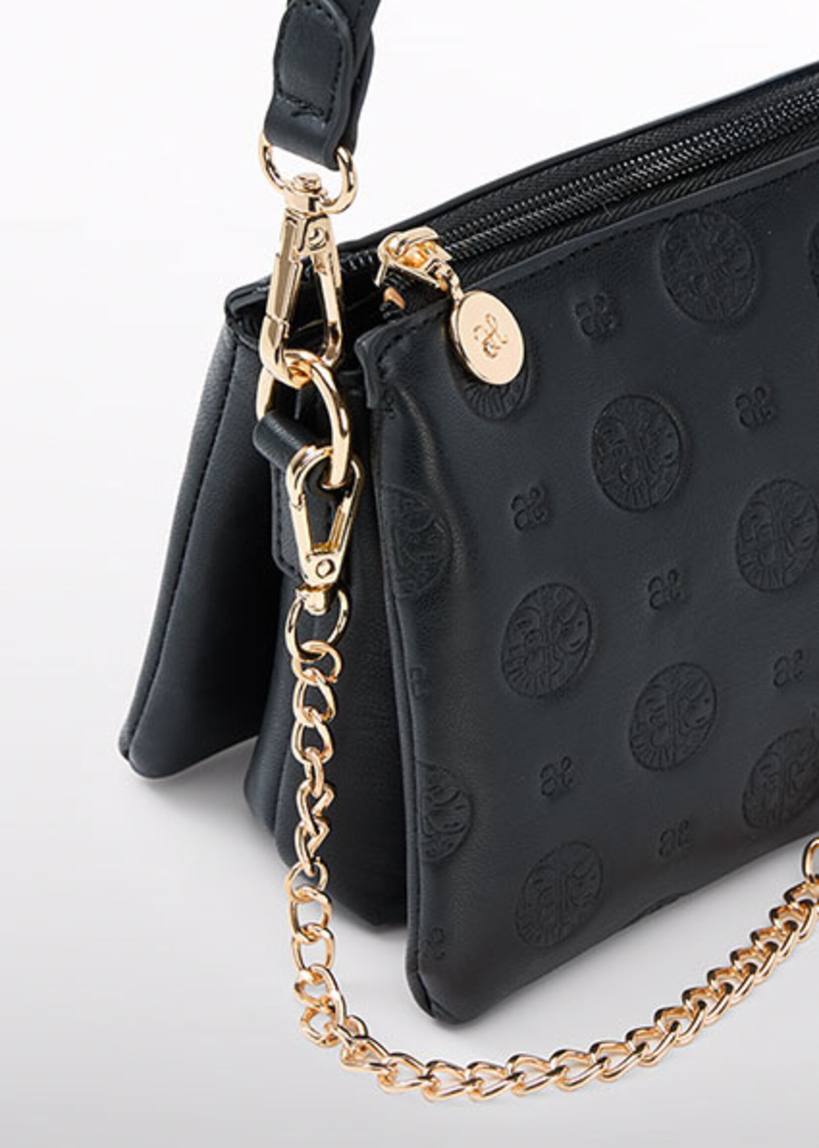 Abel & Lula Black Logo Handbag