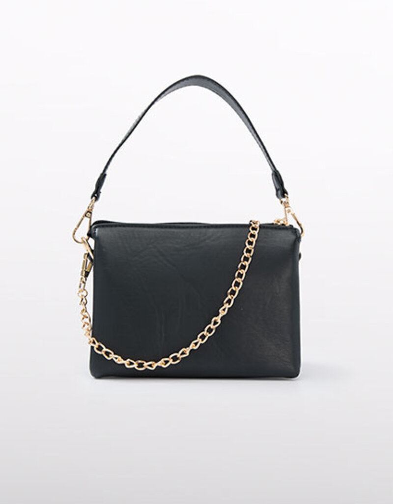 Abel & Lula Black Logo Handbag