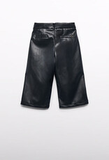 Abel & Lula Black Pleather Culotte