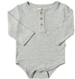 Me & Henry SALE ONESIE AYNOR RIB GREY