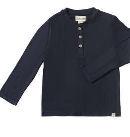 Me & Henry SALE ADAMS RIBBED HENLEY NAVY