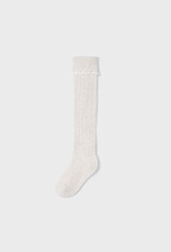 Mayoral Cream Knee Socks w/Frill