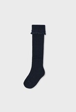 Mayoral Navy Knee Socks w/Frill