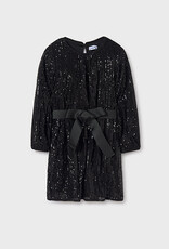 Mayoral Black Sequin Dress