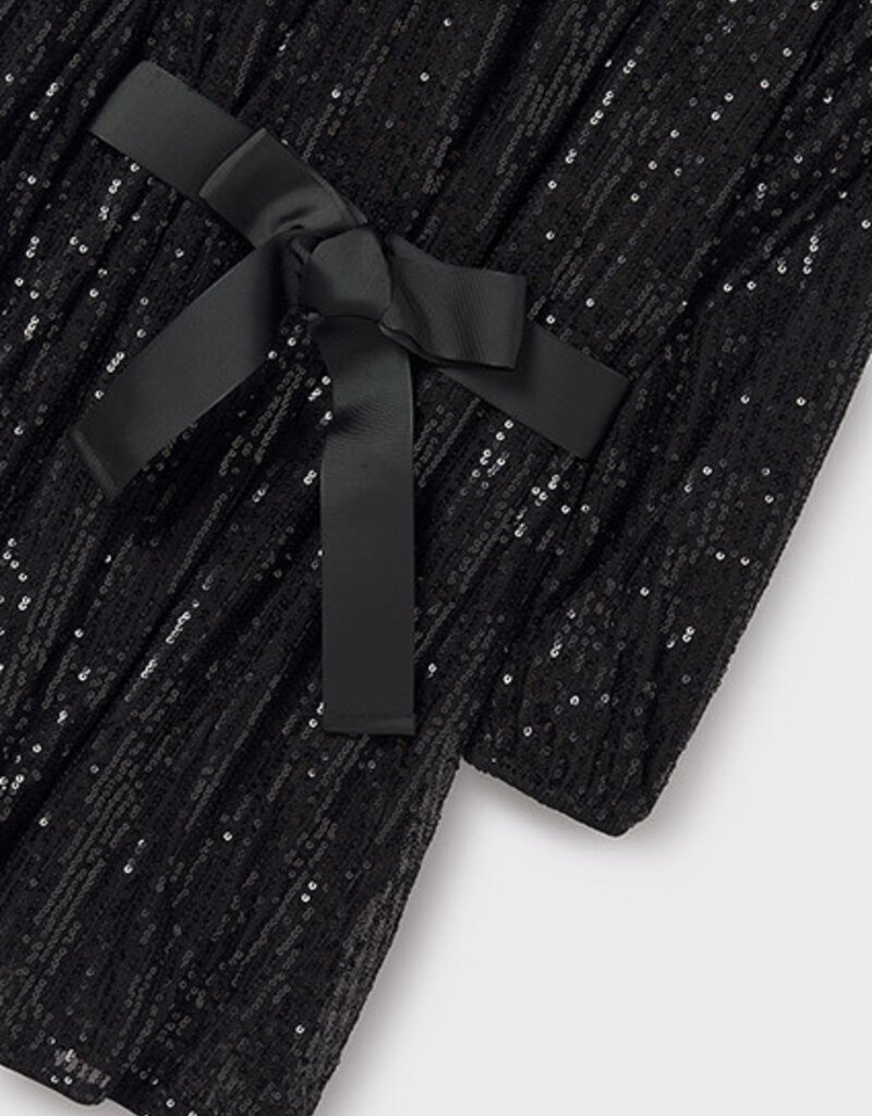 Mayoral Black Sequin Dress