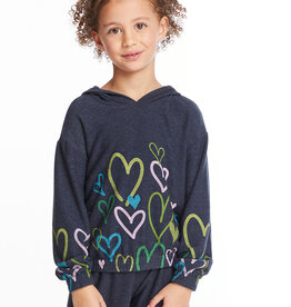 Chaser SALE Colorful Hearts Hoodie