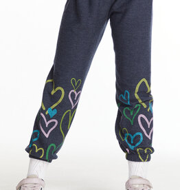 Chaser SALE Colorful Hearts Pants