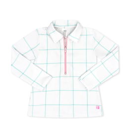Set Athleisure SALE Heather Half Zip Mint to Be/Cotton Candy Pink