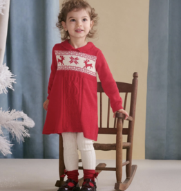 Hatley Kids SALE Holiday Flared Cable Knit Sweater Dress