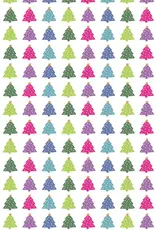 Lila + Hayes Anna Women's Pajama Short Set Christmas Tree Bright