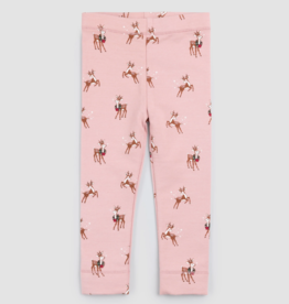 miles the label SALE PINK REINDEER KNIT PANT