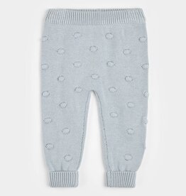 Petit Lem PEARL BLUE SWEATER KNIT LEGGINGS