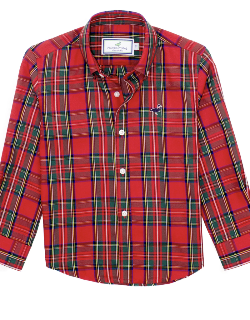 Properly Tied Seasonal Sportshirt Yuletide