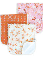 Copper Pearl Burp Cloth Set Rue
