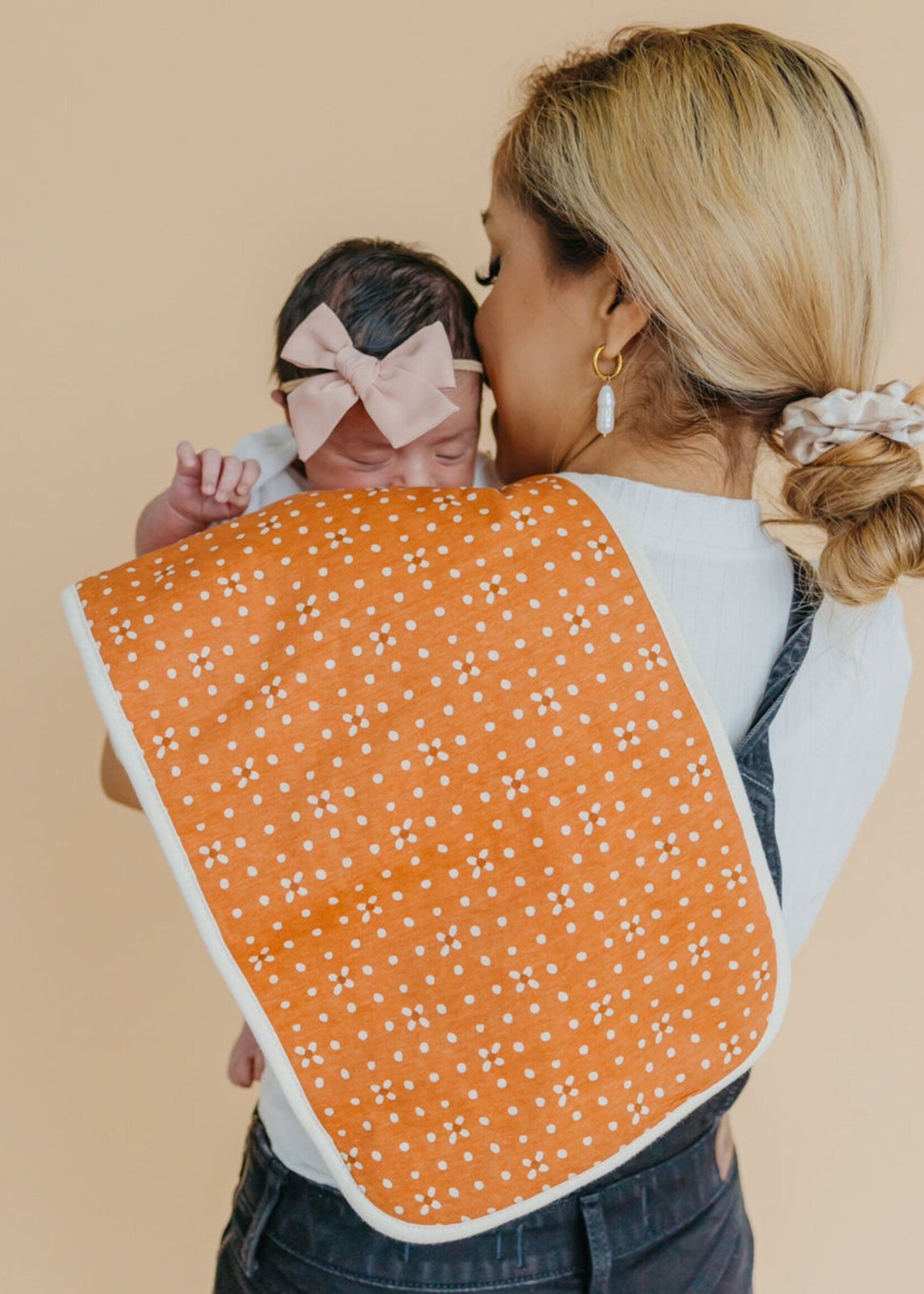 Copper Pearl Burp Cloth Set Rue