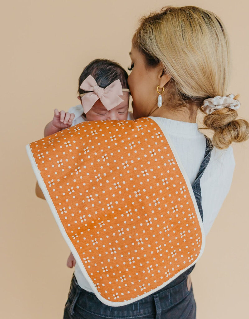 Copper Pearl Burp Cloth Set Rue