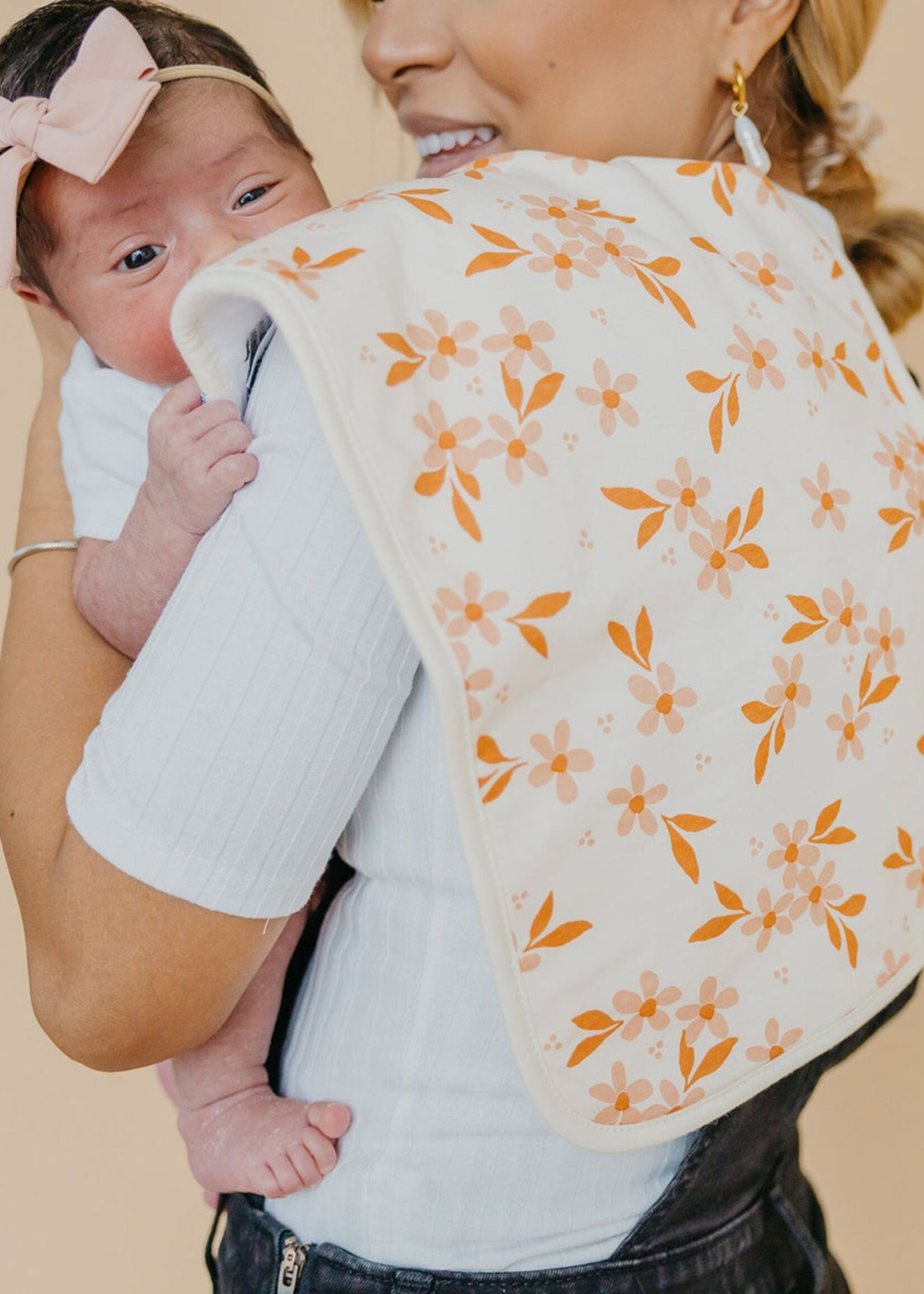 Copper Pearl Burp Cloth Set Rue