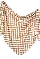 Copper Pearl Knit Blanket Rad