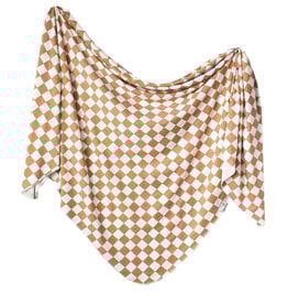 Copper Pearl Knit Blanket Rad