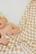 Copper Pearl Knit Blanket Rad