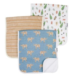 Copper Pearl Burp Cloths Set Peanut