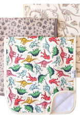 Copper Pearl Burp Cloth Set Jurassic Park