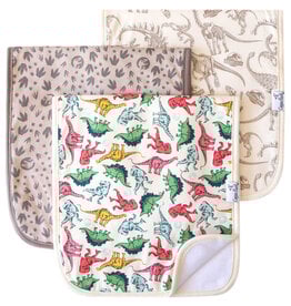 Copper Pearl Burp Cloth Set Jurassic Park