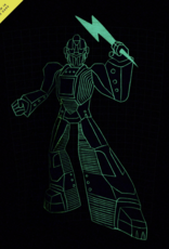 Tea Collection Glow Robot Layered Sleeve Tee Jet Black