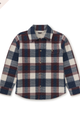 Tea Collection Knit Shacket Cappadocia Plaid