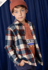 Tea Collection Knit Shacket Cappadocia Plaid