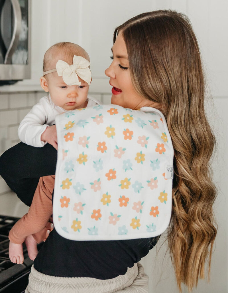 Copper Pearl Burp Cloth Set Cheery