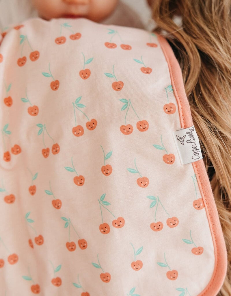 Copper Pearl Burp Cloth Set Cheery