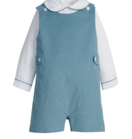 Little English SALE Button Tab John John Set Alpine Corduroy