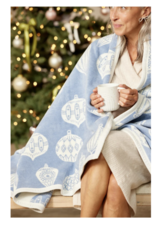 ChappyWrap Blue Christmas Blanket